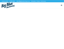 Tablet Screenshot of bigblueswimming.com.au
